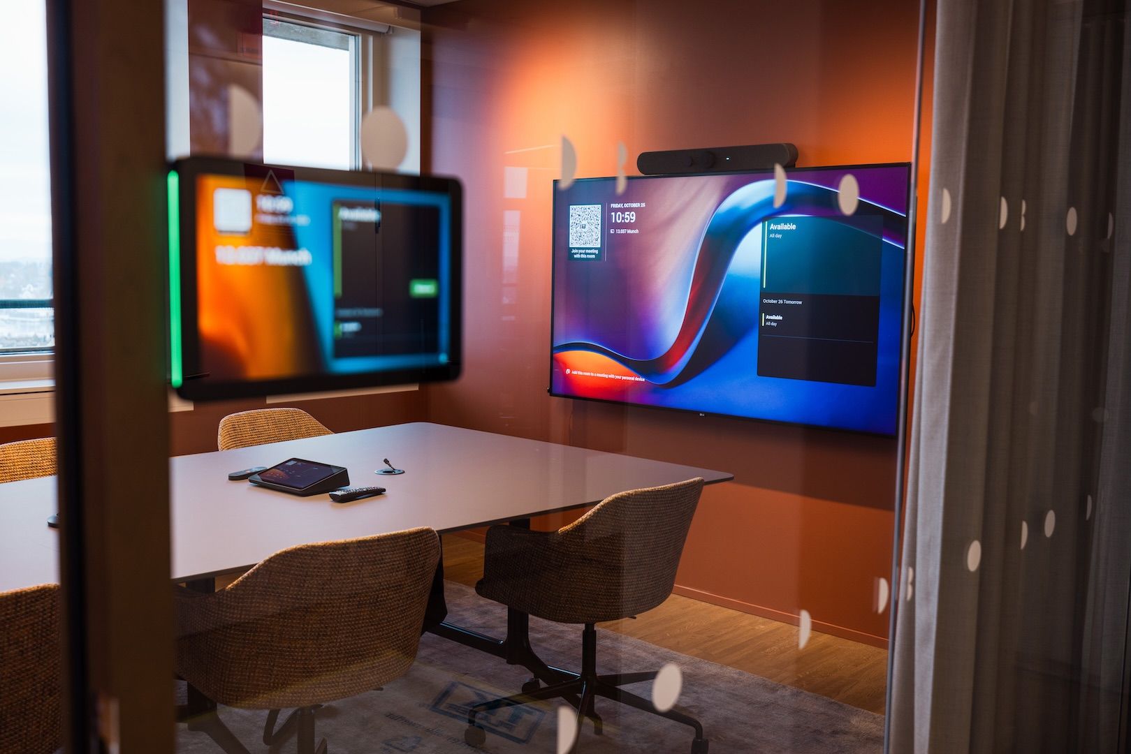 Meeting room managed by Intility.